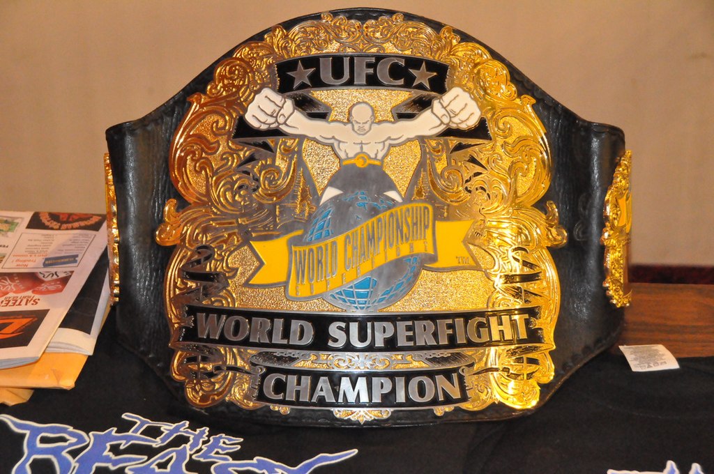 UFC Superfight championship belt 1995