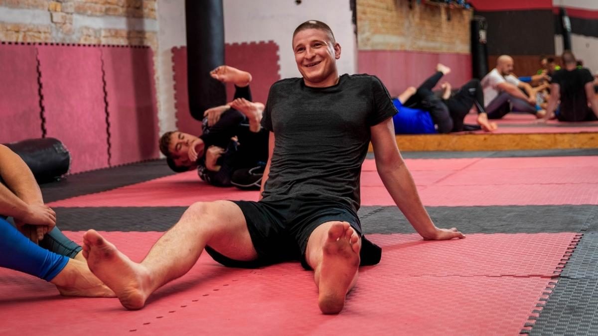 BJJ student looking tired
