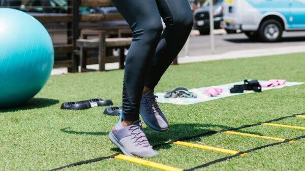 Training ladder for shadowboxing