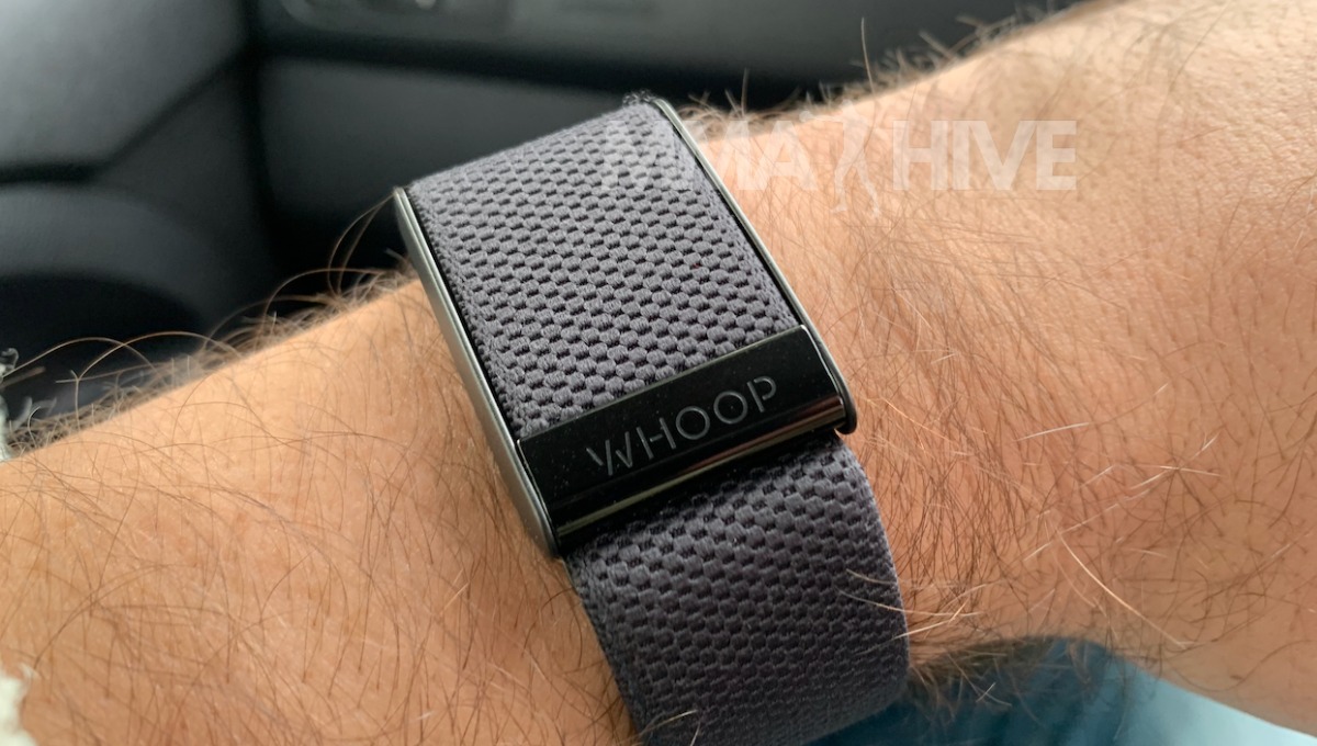 Wearing the WHOOP band