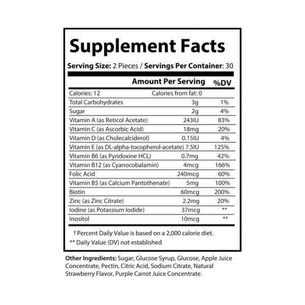 DailyWarrior Multivitamin Gummies for Adults - Image 6