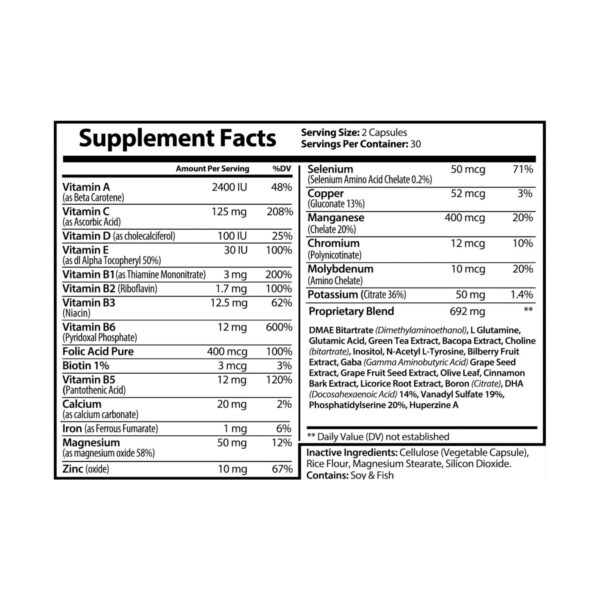 FightIQ Brain Support Complex Supplement - Image 7