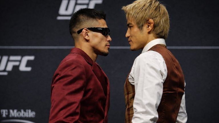 joshua van and tatsuro taira facing off