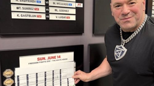 dana white teases ufc white house card