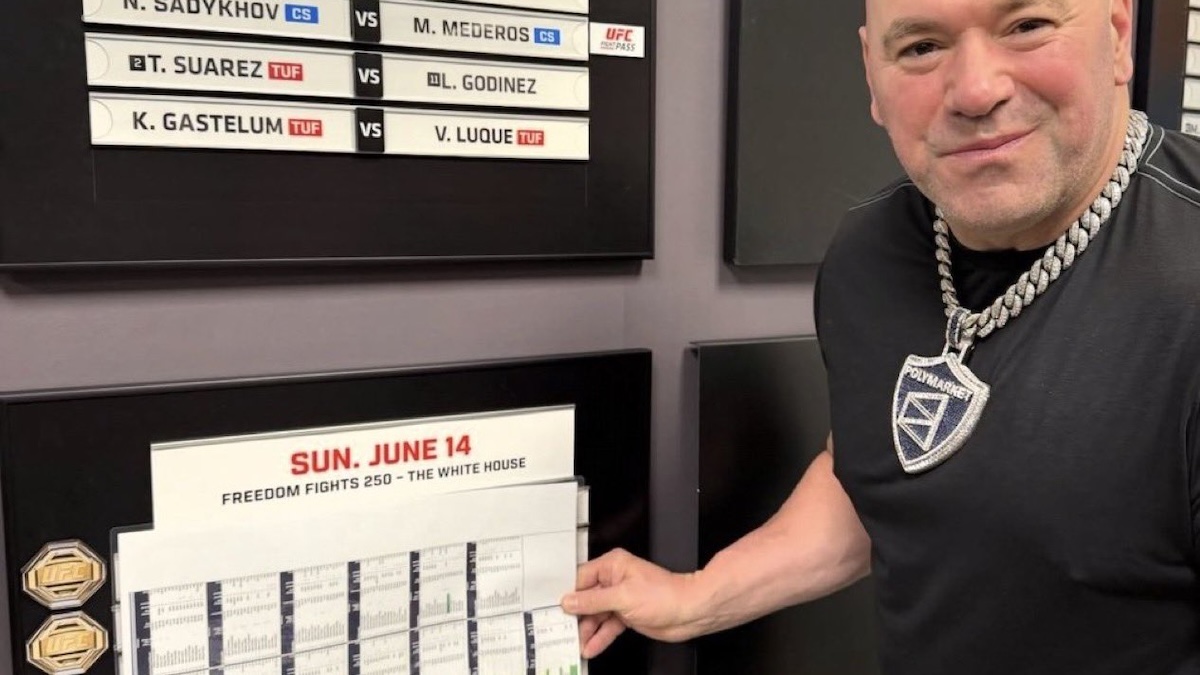 dana white teases ufc white house card