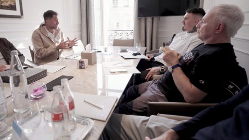 eddie hearn discussing new deal with tom aspinall and andy aspinall