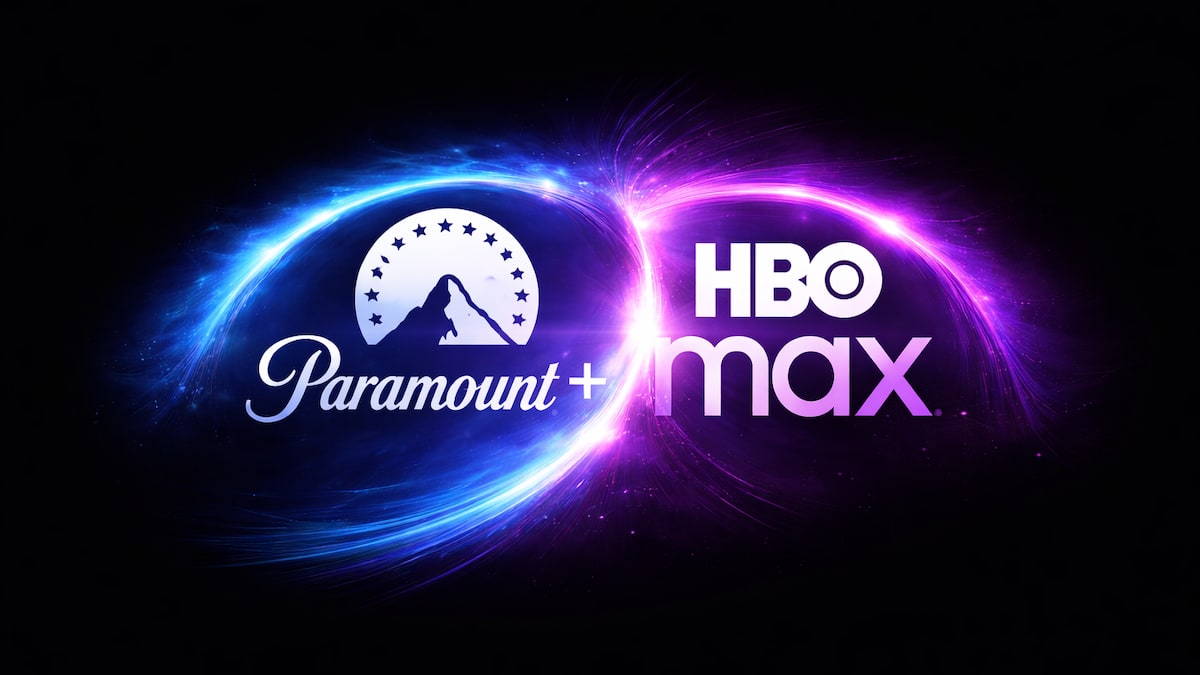 paramount+ and hbo max logos merge together